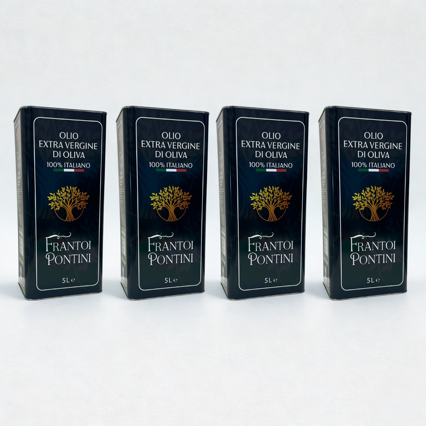 Olio Extra Vergine di Oliva 4 Lattine 5L – Frantoi Pontini