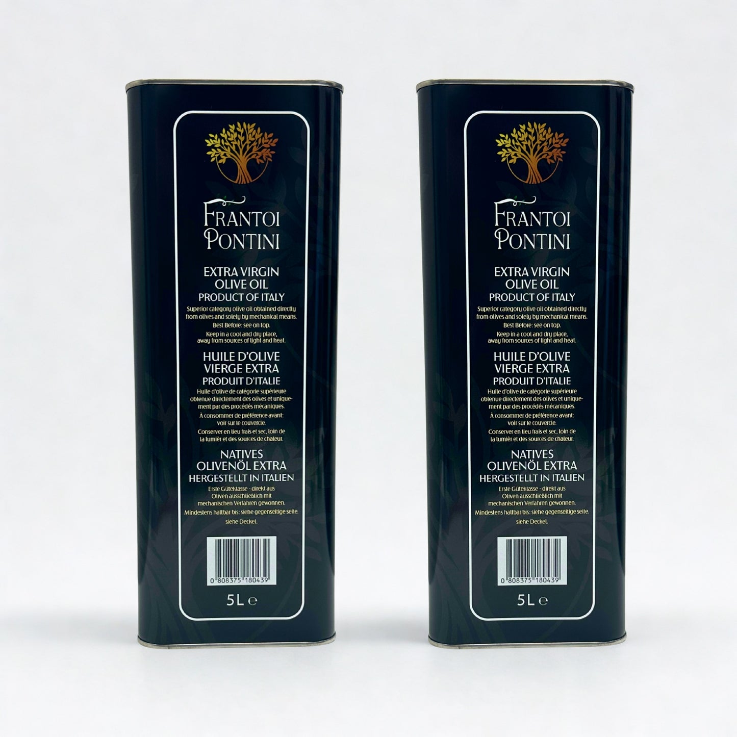Olio Extra Vergine di Oliva 2 Lattine 5L – Frantoi Pontini