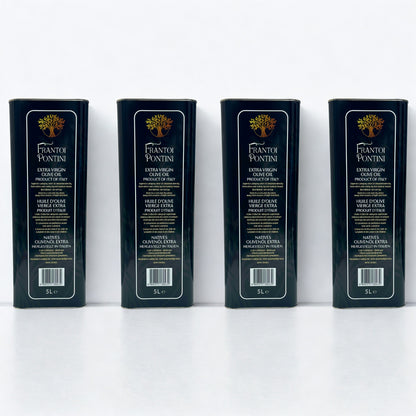 Olio Extra Vergine di Oliva 4 Lattine 5L – Frantoi Pontini