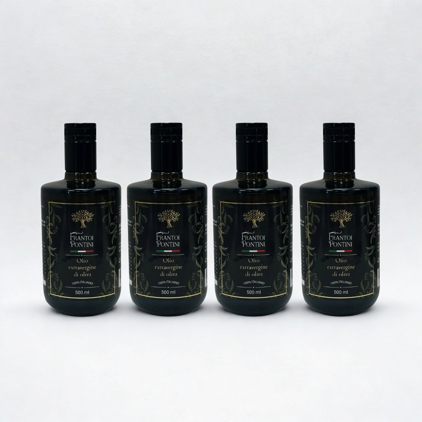 Olio Extra Vergine di Oliva 4 Bottiglie 500 ml – Frantoi Pontini