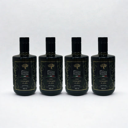 Olio Extra Vergine di Oliva 4 Bottiglie 500 ml – Frantoi Pontini