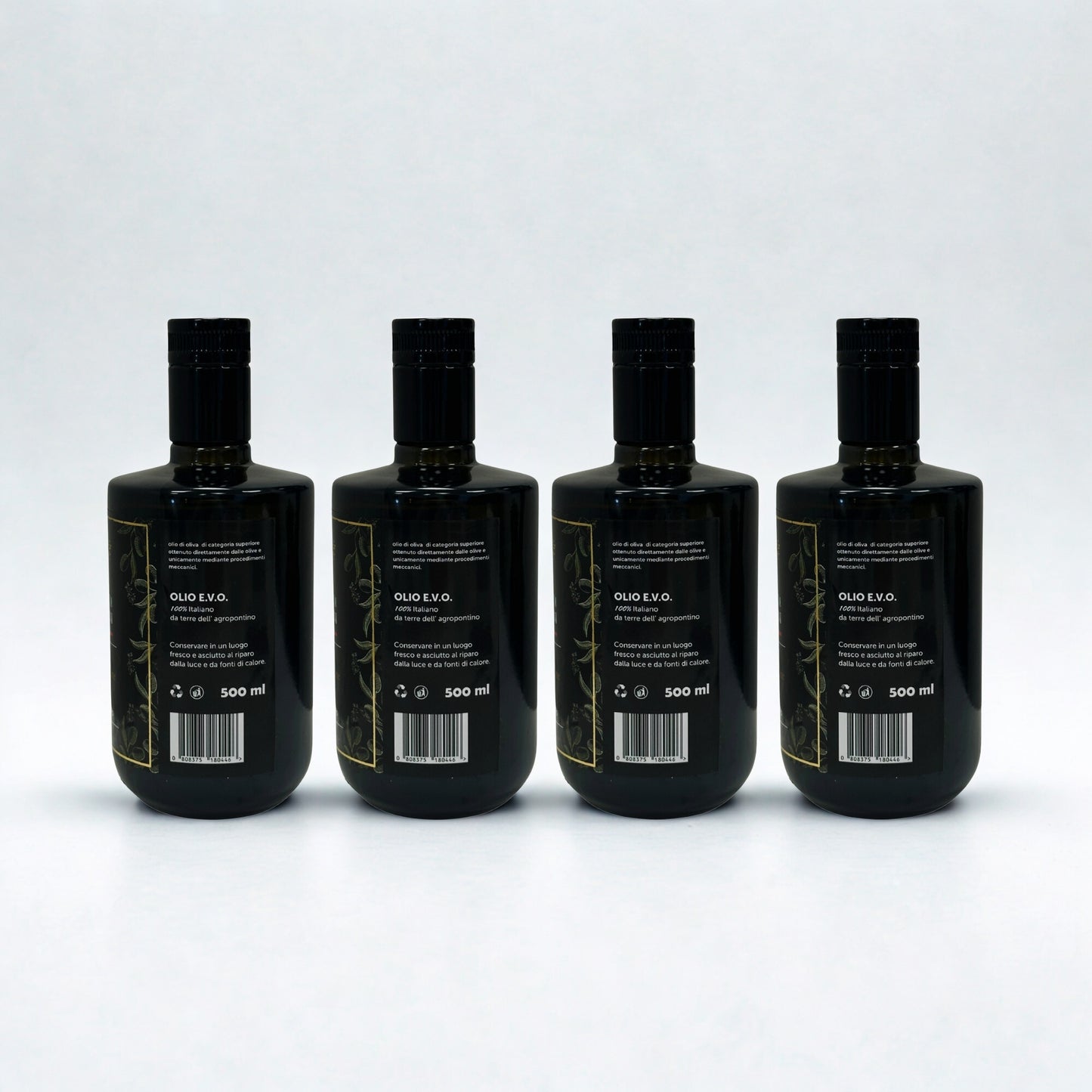Olio Extra Vergine di Oliva 4 Bottiglie 500 ml – Frantoi Pontini