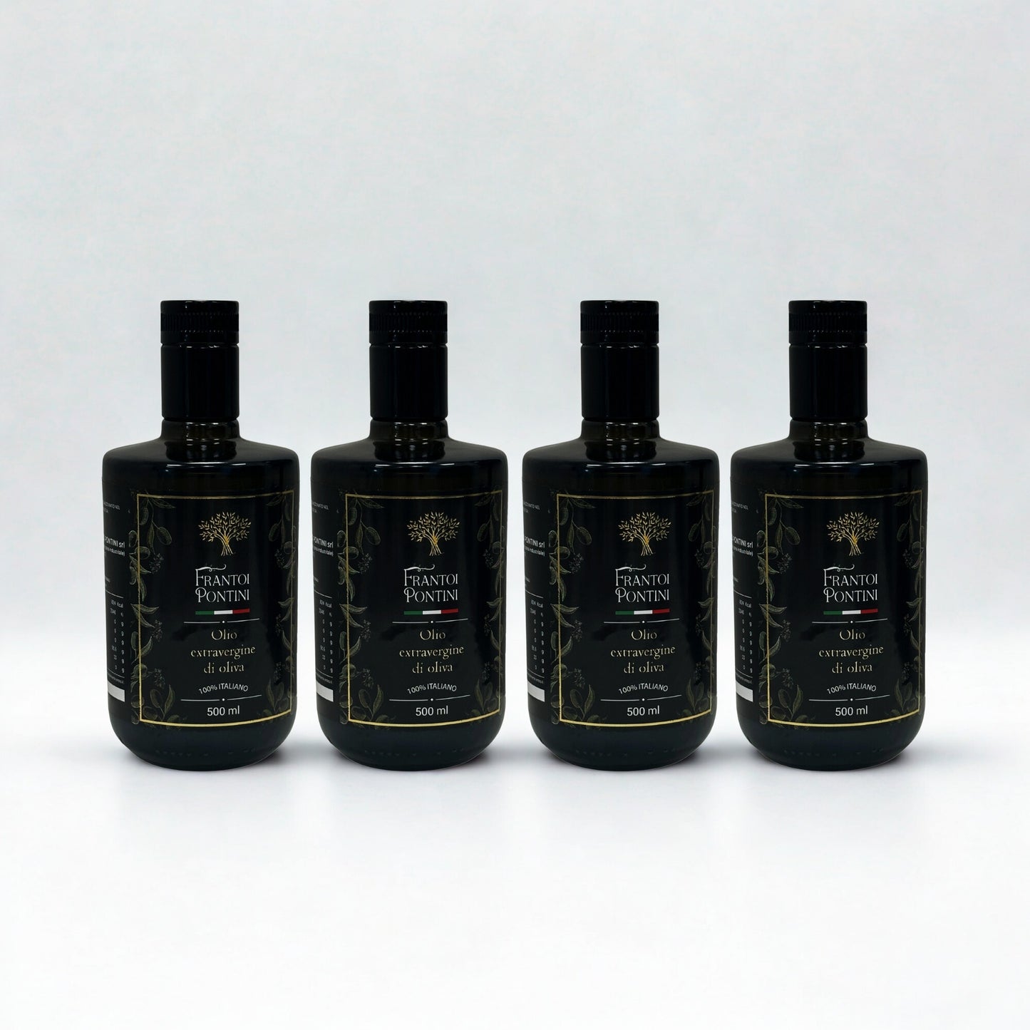 Olio Extra Vergine di Oliva 4 Bottiglie 500 ml – Frantoi Pontini