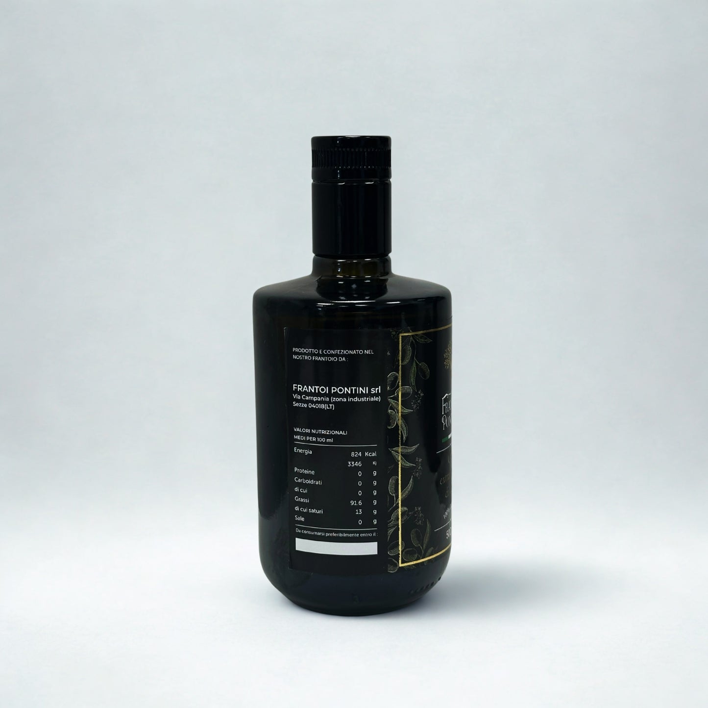Olio Extra Vergine di Oliva in Bottiglia 500 ml – Frantoi Pontini